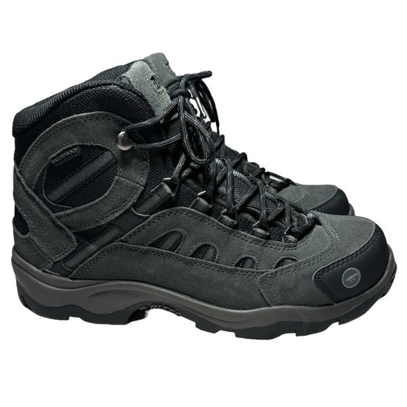 Hi-Tec Men's Bandera Waterproof Trail‎ Hiking Boots in Gray Suede (Size 8.5D) - Picture 1 of 13